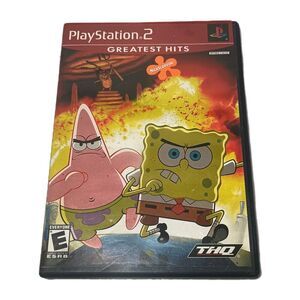 SpongeBob SquarePants The Movie Greatest Hits PlayStation 2 PS2 2004 Nickelodeon